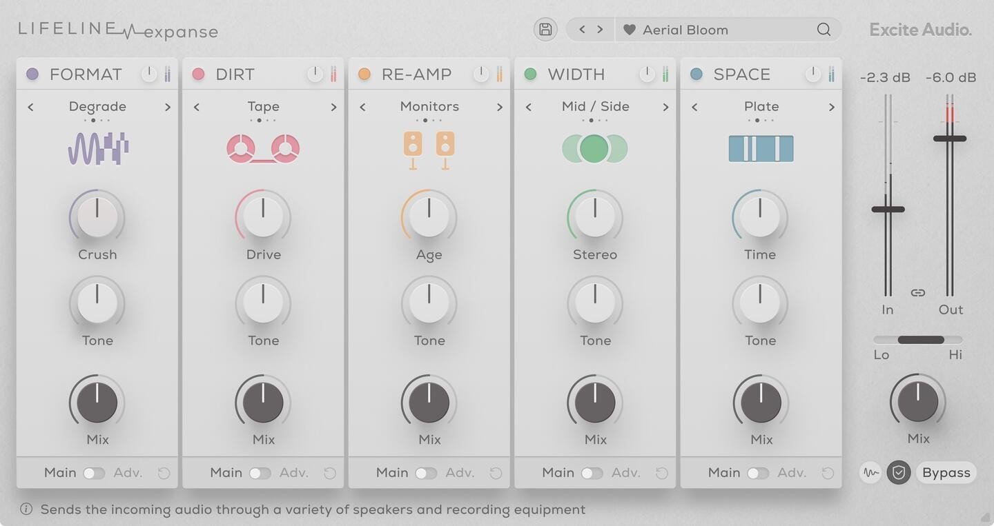 Excite Audio Lifeline Expanse screenshot 1